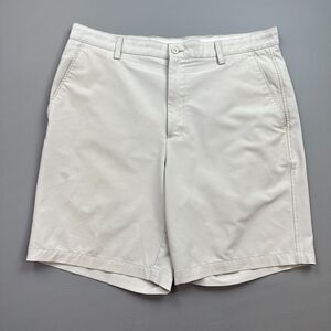 Footjoy Golf Shorts Mens 36 Beige 9" Lightweight Performance Stretch Chino
